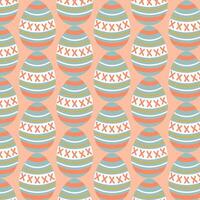 Easter eggs simple seamless pattern. Easter eggs, Easter symbol, decorative vector elements.