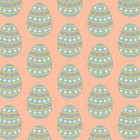 Easter eggs simple seamless pattern. Easter eggs, Easter symbol, decorative vector elements.