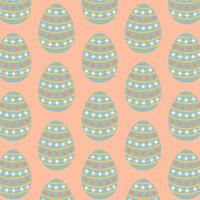 Easter eggs simple seamless pattern. Easter eggs, Easter symbol, decorative vector elements.