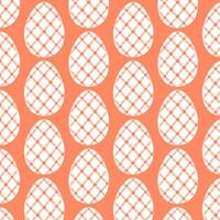Easter eggs simple seamless pattern. Easter eggs, Easter symbol, decorative vector elements.