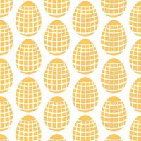 Easter eggs simple seamless pattern. Easter eggs, Easter symbol, decorative vector elements.