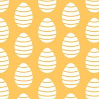 Easter eggs simple seamless pattern. Easter eggs, Easter symbol, decorative vector elements.