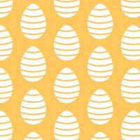 Easter eggs simple seamless pattern. Easter eggs, Easter symbol, decorative vector elements.