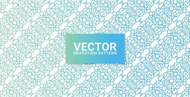 gradation ornament pattern design background vector