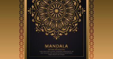 Luxury ornamental mandala background with arabic islamic east pattern style premium vector