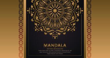 Luxury ornamental mandala background with arabic islamic east pattern style premium vector