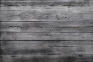 AI generated Gray wooden backdrop for texture. Generative AI photo