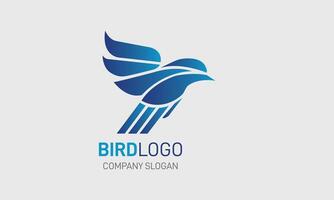 ai generado pájaro pavo real minimalista moderno logo diseño icono vector