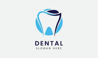 ai generado dental dientes boca salud médico logo icono vector diseño modelo