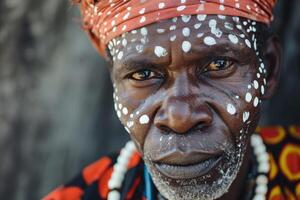 ai generado humilde africano hombre. generar ai foto