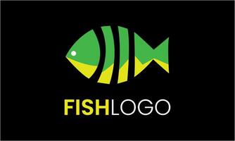 AI generated Fish restaurant food logo design vector icon template