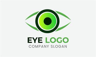 AI generated Eye optical hospital vector lens element logo design template