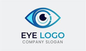 AI generated Eye optical hospital vector lens element logo design template