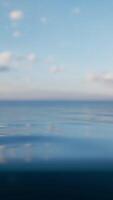 A serene and tranquil body of water captured in a dreamy blur video