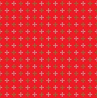 Seamless Geometric Shining Star Pattern, Shiny Star Green And White On Red Background, Christmas Theme vector