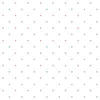 Mini red and blue seamless polka dot pattern vector, White background. Christmas Theme vector