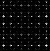 Seamless Geometric Shining Star Pattern, Shiny Star White On Black Background vector