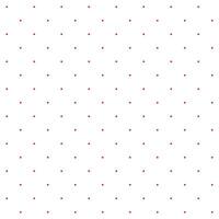 Mini red seamless polka dot pattern vector, White background. Christmas Theme vector