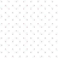 Mini red seamless polka dot pattern vector, White background. Christmas Theme vector