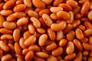 AI generated Cooked beans. Generate Ai photo