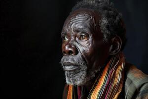 ai generado africano hombre. generar ai foto