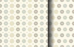 Groovy seamless patterns with funny daisy. Set of vector backgrounds in pastel colors. Fun floral texture for surface design, textile, wallpaper, wrapping.