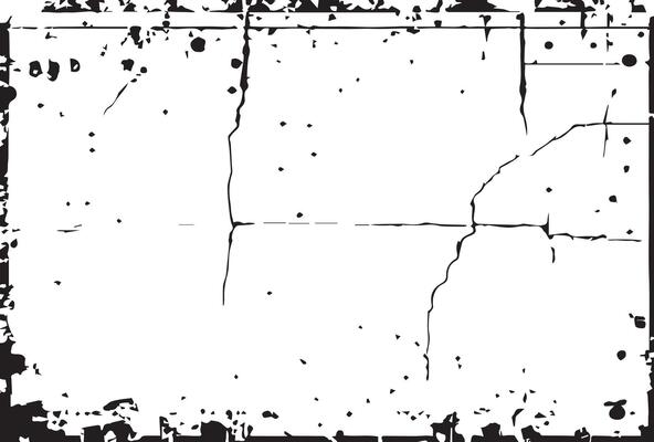 Distressed overlay texture of cracked concrete