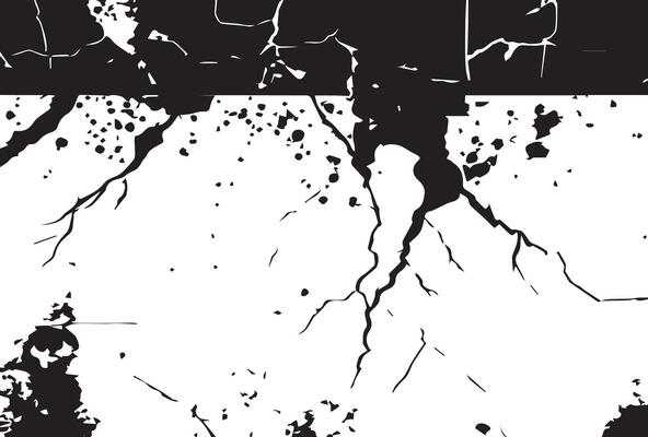 Distressed overlay texture of cracked concrete