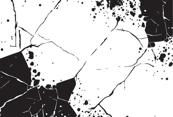 Distressed overlay texture of cracked concrete