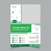Medical Flyer Template Pro Vector