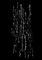 Abstract digital background with technology circuit board texture vector