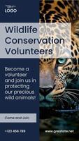 Wildlife Conservation Volunteer Instagram Story template