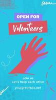 Volunteer Instagram Story template