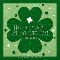 Have a Magical St. Patrick's Day Minimalist Greeting for Instagram Post template