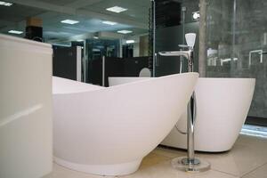 selling modern baths and other sanitary ware. photo