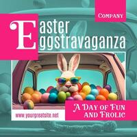 Easter Eggstravaganza Instagram Post template