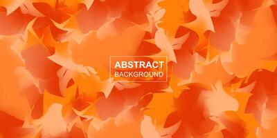 Watercolor orange background abstract hand drawn style for business.Vector illustration poster banner template design vector