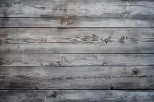 AI generated Gray wooden backdrop for texture. Generative AI photo