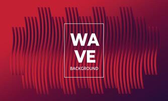 Modern Wave Curve Background vector