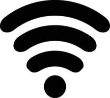 Wifi icon wireless internet signal connection element flat symbol sign for apps vector illustration design