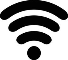 Wifi icono inalámbrico Internet señal conexión elemento plano símbolo firmar para aplicaciones vector ilustración diseño