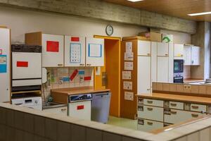 habitación para Cocinando lecciones para niños a colegio foto