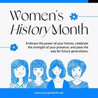 Celebrate Women's History Month template