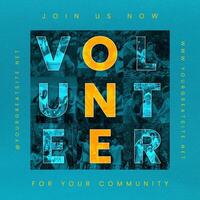 Join Volunteer Community Campaign for Instagram Post template