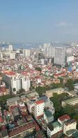 aérien vue de Hanoi ville ligne d'horizon, vietnam video