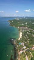 Coast of tourist resorts on the tropical island of Phu Quoc in Vietnam video