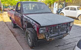 Puerto Escondido Oaxaca Mexico 2023 Mexican pickup truck car SUV 4x4 Off road vehicles Mexico. photo