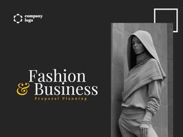 Fashion Theme Minimalist Presentation Slides template