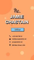 Writer Business Card template