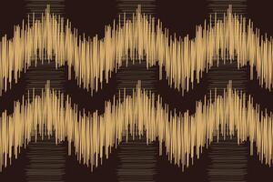 Traditional Ethnic ikat motif fabric pattern background geometric .African Ikat embroidery Ethnic oriental pattern brown background wallpaper. Abstract,vector,illustration.Texture,frame,decoration. vector